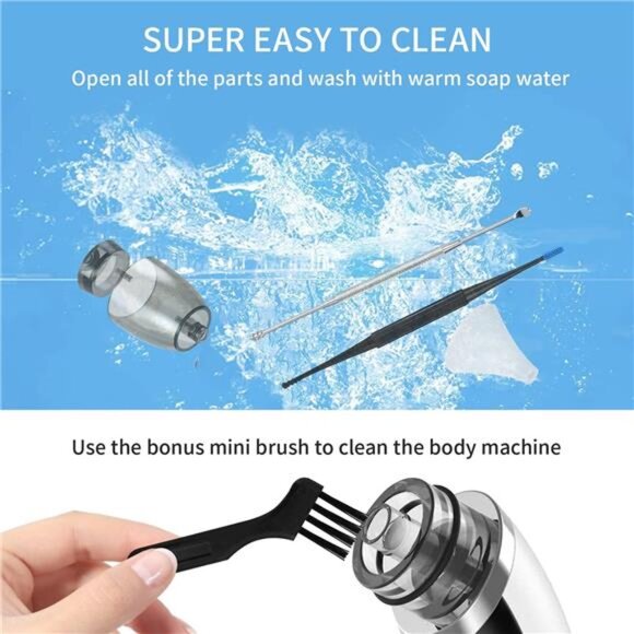 Ear Vacuum Wax Remover, Ear Wax Removal Vacuum 5 Levels Strong Suction Electric - Picture 6 of 8